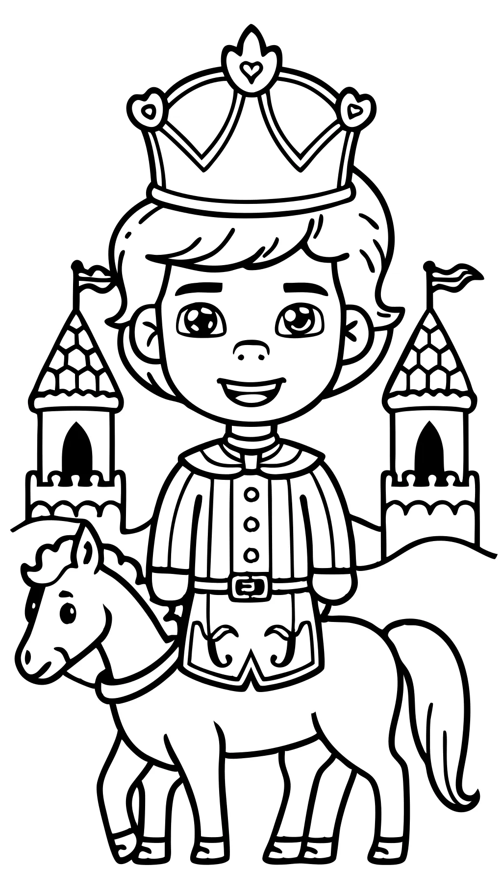 prince coloring pages